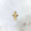 Dije Cruz Cristo 1.25gr / 2.4cm / Diamantada Oro Amarillo