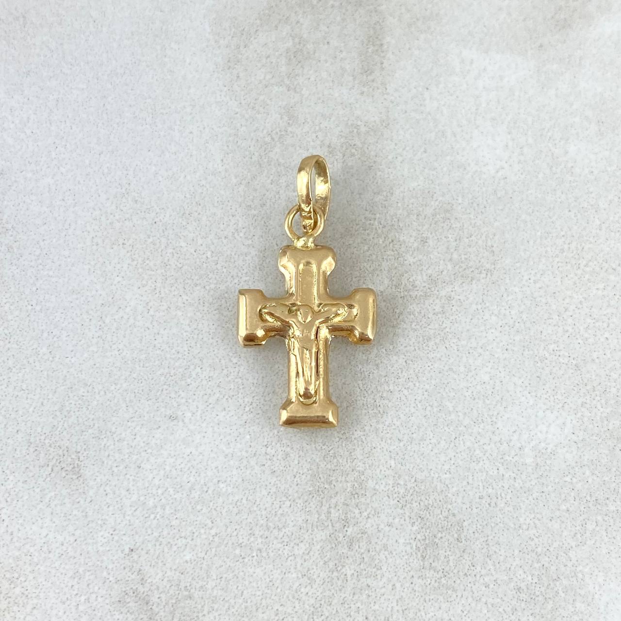 Dije Cruz Cristo 0.5gr / 1.8cm / Oro Amarillo