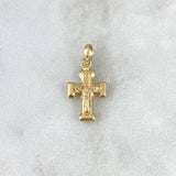 Dije Cruz Cristo 0.5gr / 1.8cm / Oro Amarillo