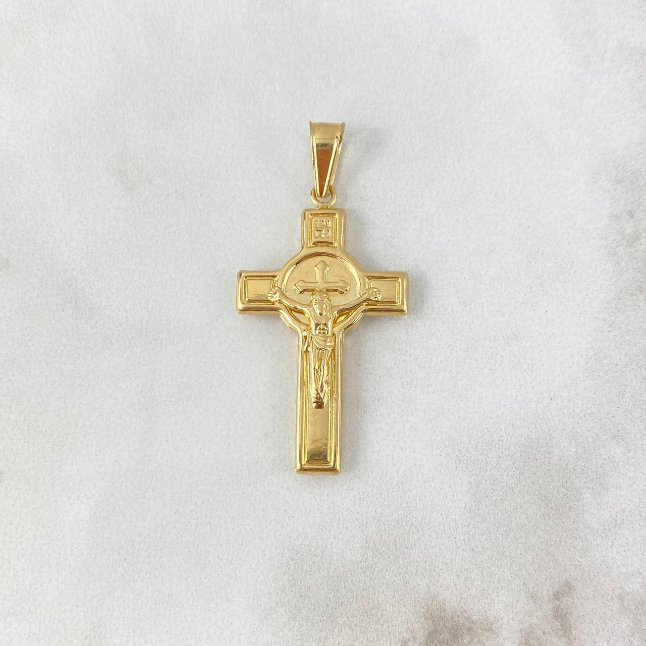 Dije Cruz Cristo 2.35gr / 4.1cm / Oro Amarillo 18K *