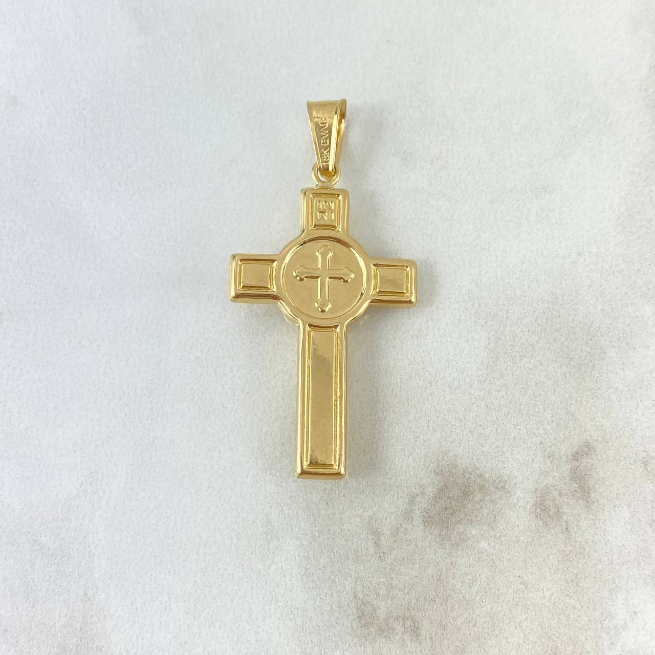 Dije Cruz Cristo 2.35gr / 4.1cm / Oro Amarillo 18K *