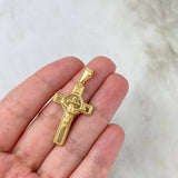 Dije Cruz Cristo 2.35gr / 4.1cm / Oro Amarillo 18K *