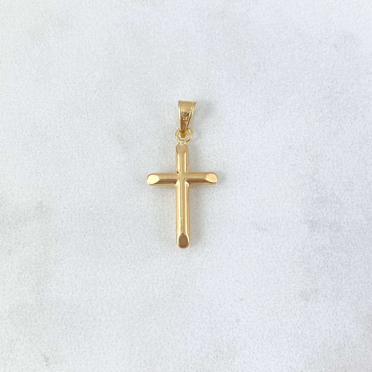 Dije Cruz 0.5gr / 2.5cm / Oro Amarillo ©