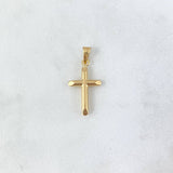 Dije Cruz 0.5gr / 2.5cm / Oro Amarillo ©
