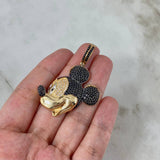 Dije Raton 10.35gr / 5cm / Circones Blancos Negros Oro Amarillo *
