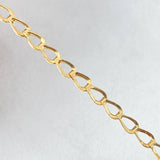 Pulso Espiga 1.15gr / 14.5cm / 3mm Placa Rectangular Ovalada Curva Oro Amarillo