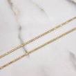Cadena Escalera Plana 3.4gr / 60cm / 2mm Lisa Tres Oros +3 $