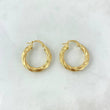 Candongas Mafe 1.6gr / 2.1cm / Punteadas Oro Amarillo