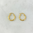 Candongas Lizy 1gr / 1.5cm / Punteadas Oro Amarillo
