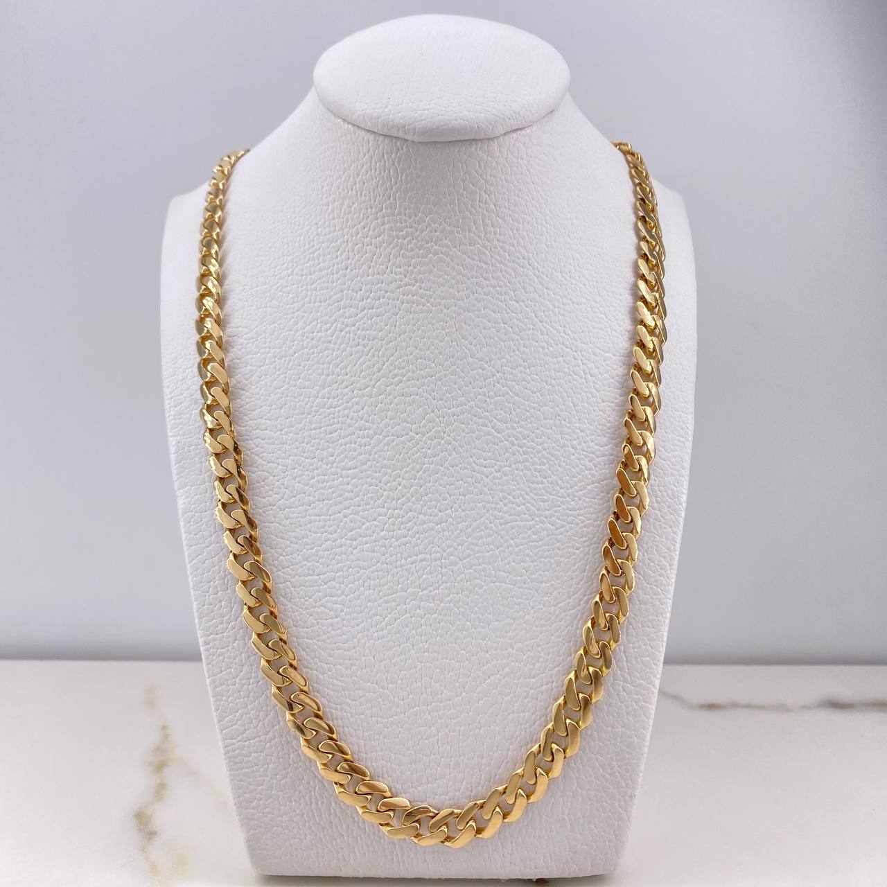 Cadena Cubana 27.45gr / 60cm / 6mm Oro Amarillo