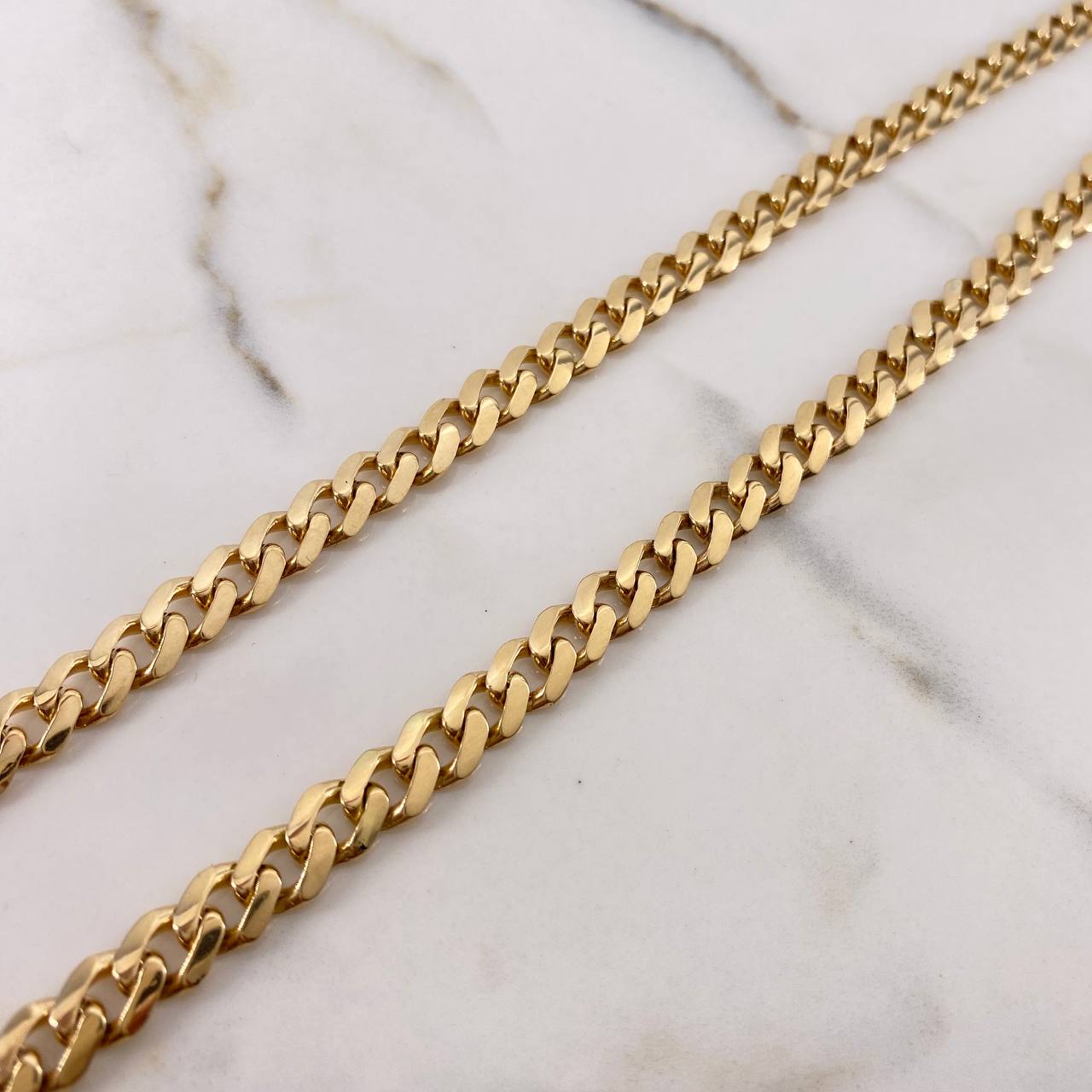 Cadena Cubana 27.45gr / 60cm / 6mm Oro Amarillo
