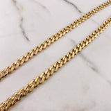 Cadena Cubana 27.45gr / 60cm / 6mm Oro Amarillo