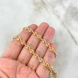 Cadena Gc 12.4gr / 52.5cm / 6.2mm Tres Oros 18K ©