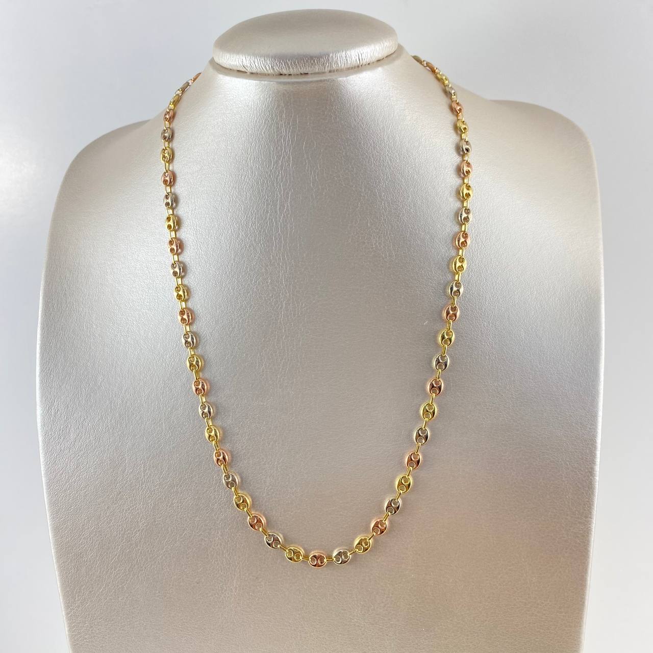 Cadena Gc 12.4gr / 52.5cm / 6.2mm Tres Oros 18K ©