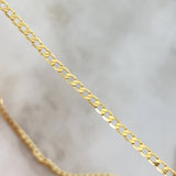 Cadena Cubana 3.1gr / 50cm / 2.4mm Oro Amarillo +1 ©