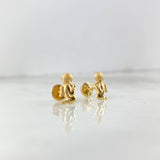 Topos Angel De La Guarda 0.65gr / 8mm Mate Liso Oro Amarillo 18K *