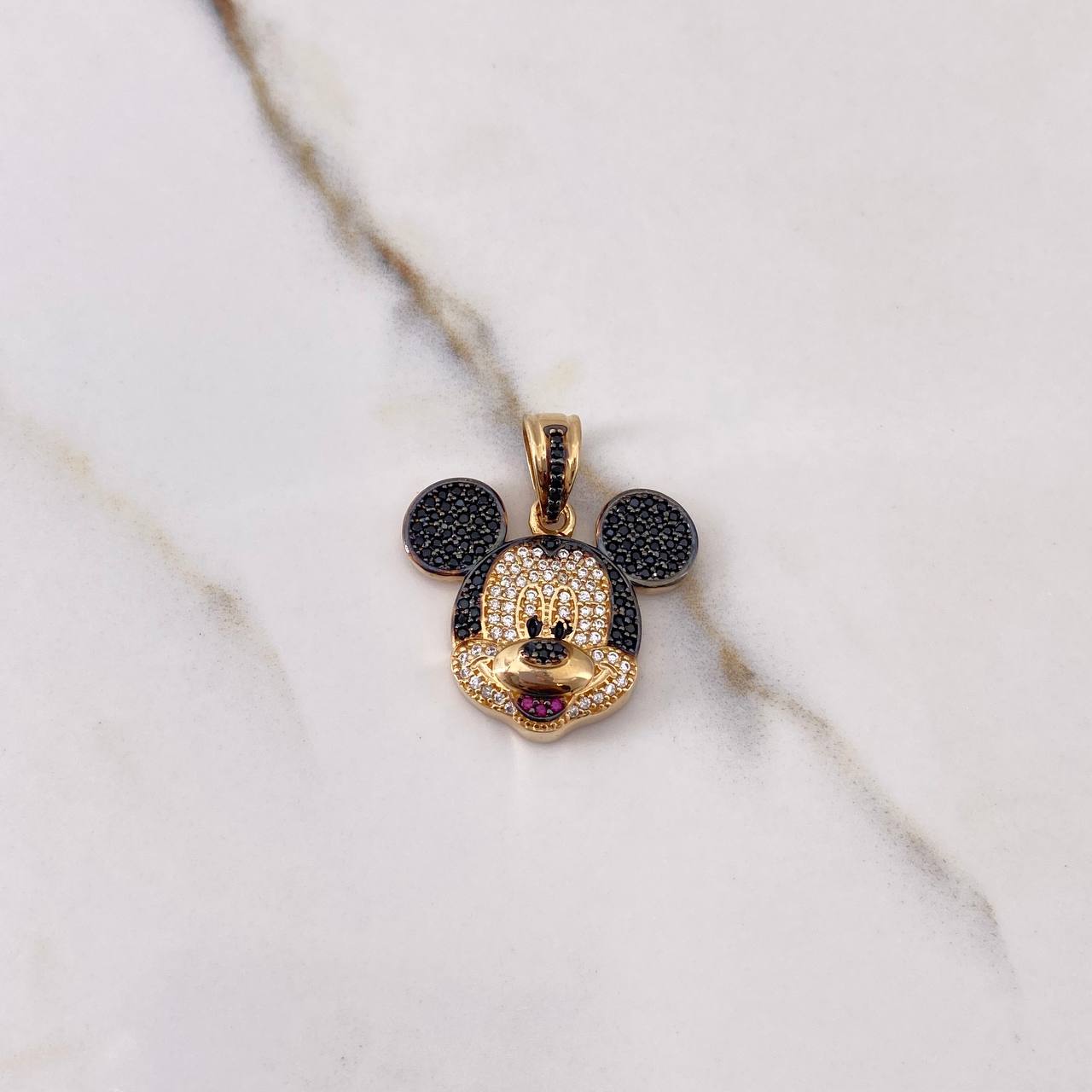 Dije Raton 6.35gr / 1.5cm / Circones Negros Blancos Fucsias Oro Amarillo (Oferta) $