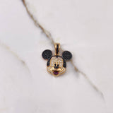 Dije Raton 6.35gr / 1.5cm / Circones Negros Blancos Fucsias Oro Amarillo (Oferta) $