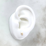 Topos Caja 0.7gr / 3mm Circon Blanco Oro Amarillo (Joya)