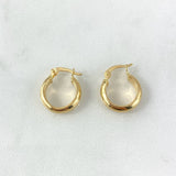 Candongas Nati 1.55gr / 1.3cm / Lisa Oro Amarillo *