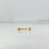 Piercing Esferas 0.3gr / 0.7cm / 3mm Oro Amarillo (Joya)