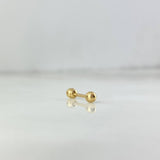Piercing Esferas 0.3gr / 0.7cm / 3mm Oro Amarillo (Joya)