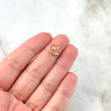 Piercing Esferas Espiral 0.45gr / 1cm / 3mm Oro Amarillo 18K *