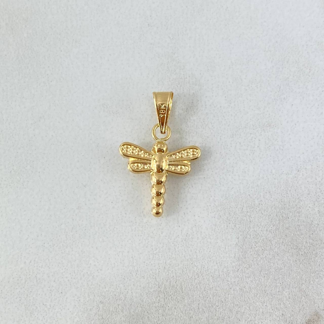 Dije Libelula 0.55gr / 1.8cm / Oro Amarillo ©