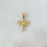 Dije Libelula 0.55gr / 1.8cm / Oro Amarillo ©