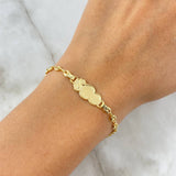 Pulso GC 1.6gr / 14cm / 3mm Nube Divino Niño Oro Amarillo *