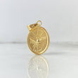 Dije Espíritu Santo 1.75gr / 3cm / Paloma Troquelado Oro Amarillo