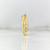 Dije Virgen Maria Auxiliadora 1.6gr / 3cm / Troquelado Oro Amarillo ©