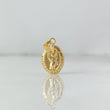 Dije Arcangel San Gabriel 0.6gr / 2cm / Troquelado Oro Amarillo