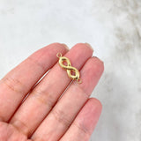 Herraje Infinito 0.75gr / 2.3cm / Oro Amarillo ©
