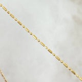 Cadena Morse 1.35gr / 40cm / 0.8mm Oro Amarillo +3 ©
