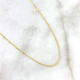 Cadena Franco 3.5gr / 45cm / 1mm Oro Amarillo +4 18K ©