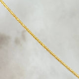 Cadena Franco 1.55gr / 50cm / 1mm Oro Amarillo +4 *