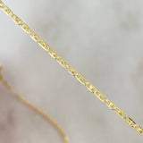 Cadena Plana Diamantada 1.6gr / 45cm / 1.3mm Oro Amarillo +3 ©