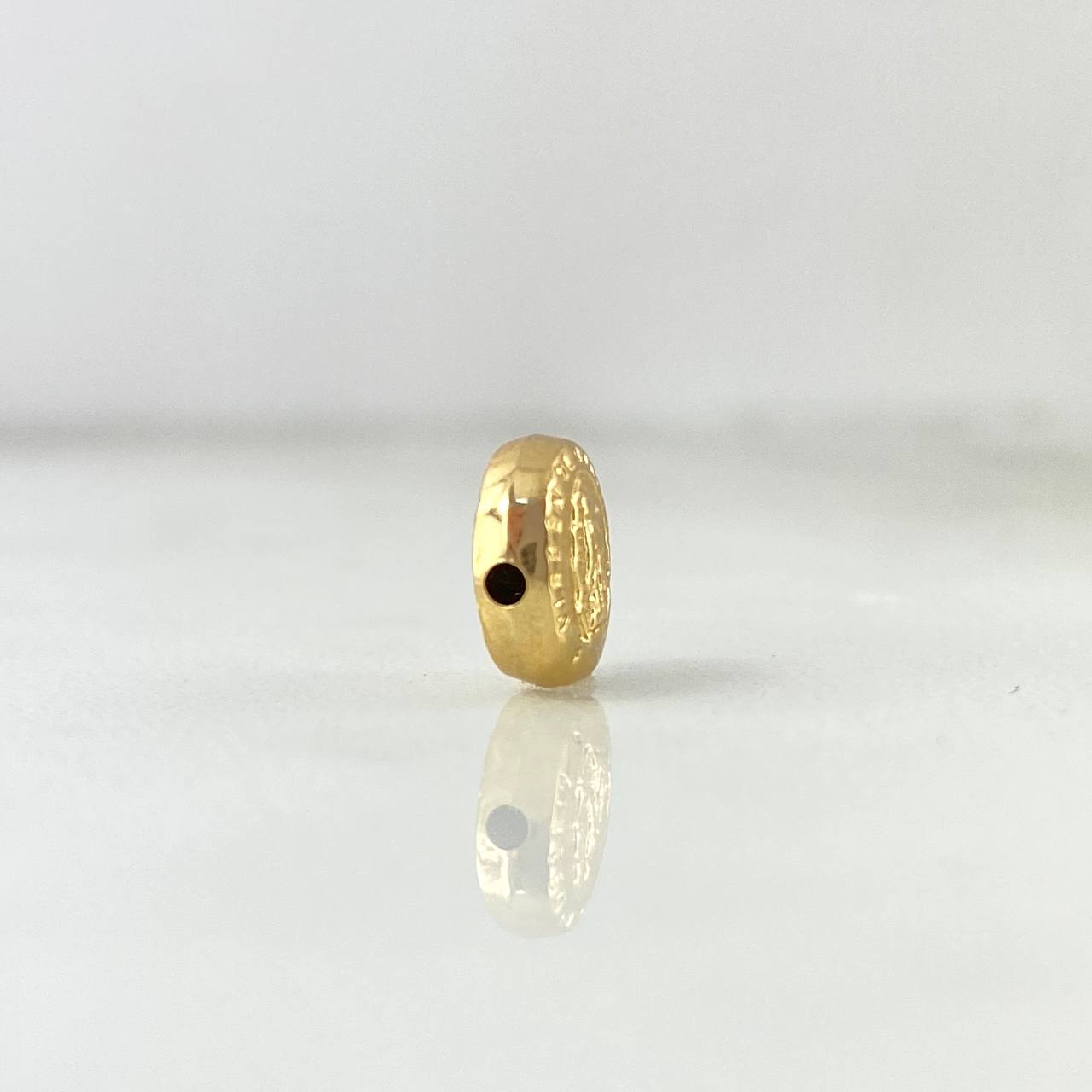 Herraje Virgen de Guadalupe 0.4gr / 0.8cm / Tambor Oro Amarillo
