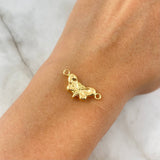 Herraje Mariposa 0.75gr / 2.1cm / Oro Amarillo