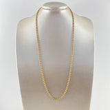 Cadena Militar  20gr / 60cm / 3mm Oro Amarillo Nac.Esp. 18K