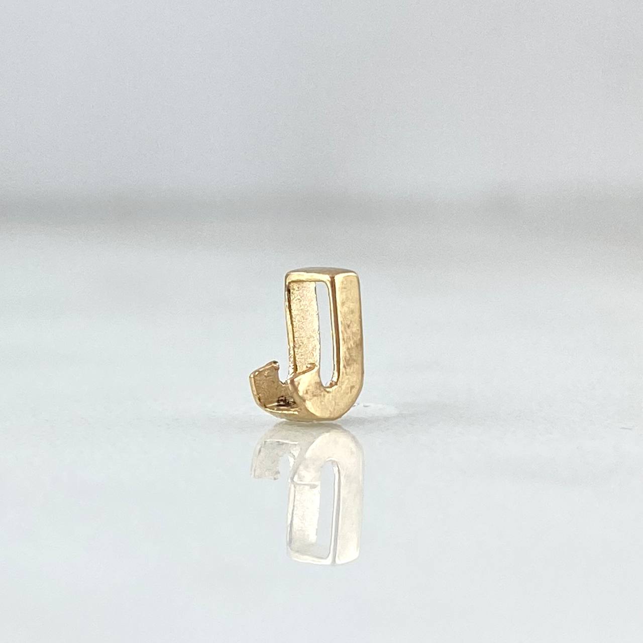Herraje Letra J 0.2g / 0.5cm Oro Amarillo 18K