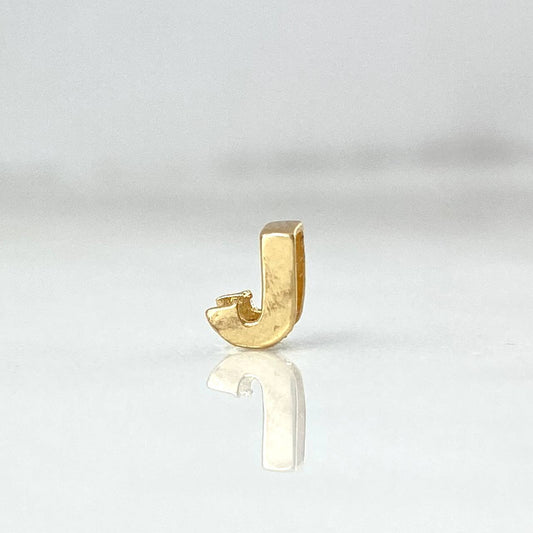 Herraje Letra J 0.2gr / 0.5cm / Oro Amarillo 18K