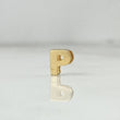 Herraje Letra P 0.25gr / 6mm Tambor Oro Amarillo 18K *