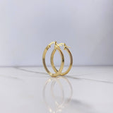 Candongas Clau 1.1gr / 2.1cm / Oro Amarillo 18K &