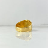 Anillo Virgen del Carmen 8.25gr / T10 Dos Oros Amarillo Blanco