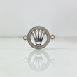 Herraje RX 2.0gr/2.1cm Corona Circones Blancos Oro Blanco*