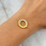 Herraje Halo 2.3gr/2cm Circones Blancos Oro Amarillo*