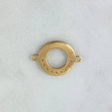 Herraje Halo 2.3gr/2cm Circones Blancos Oro Amarillo*