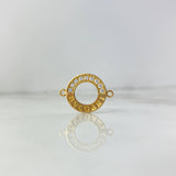 Herraje Halo 2.3gr/2cm Circones Blancos Oro Amarillo*